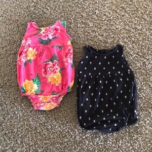 Set of 2 Summertime Rompers